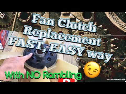 Fan Clutch Removal Trick || NO SPECIAL TOOLS NEEDED