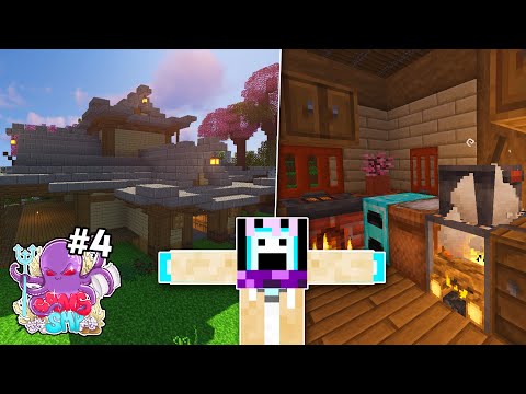 BeaconCream - MOVING AND TEA PARTY PREPARATIONS - Episode 4 - Minecraft Indonesia Sans SMP Season 5
