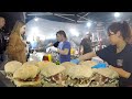 Girl Prepares Huge Stuffed Italian Sandwiches Fast Milan Street Food Italy