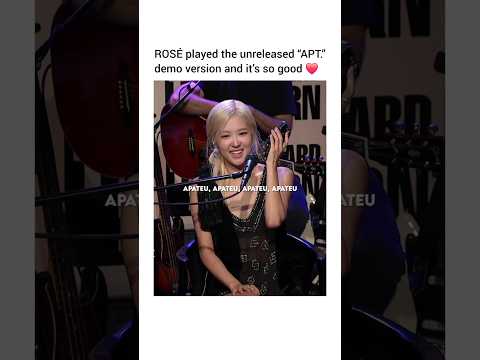 Need this on Spotify | ROSÉ, Bruno Mars - APT. 1.0 (Unreleased Demo Version) | ROSE