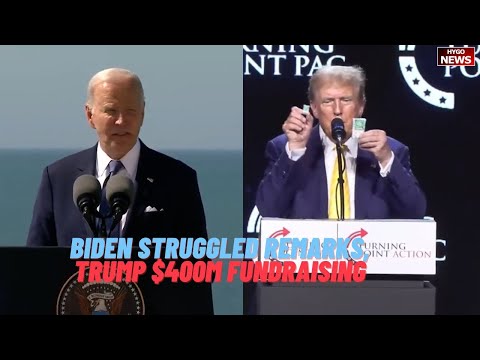 Biden Struggled to Make Remarks, Trump Announces $400M Fundraising Since Guilty Verdict