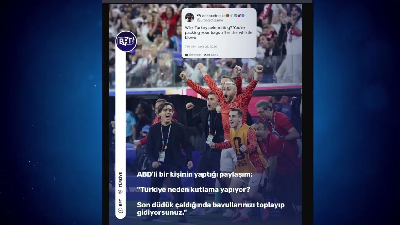 CY - ABD'yi Yenince Kupa Almış Gibi Sevinmek