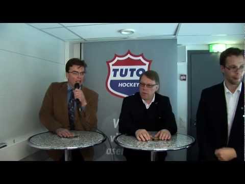 TUTO HOCKEY vs SAPKO 12.10.2011 LEHDISTÖTILAISUUS
