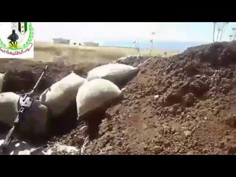 جولة على عناصر لواء الطليعة المقاتل على جبهة الصخر وصوامع كرناز في ريف حماة