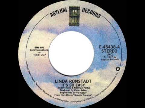 1977 HITS ARCHIVE: It’s So Easy - Linda Ronstadt (stereo 45)