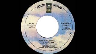 1977 HITS ARCHIVE: It’s So Easy - Linda Ronstadt (stereo 45)