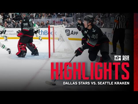 Dallas Stars vs Seattle Kraken | 11/26 Game Highlights