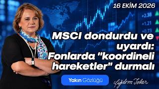 MSCI dondurdu ve uyardı: Fonlarda "koordineli hareketler" durmalı | Çiğdem Toker