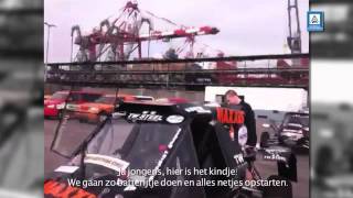 preview picture of video 'Maxxis SuperB Dakar team | Aangekomen in Lima | Ophalen van de buggy's en quads [NL]'