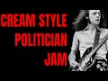 Politician Jam Cream Style Guitar Backing Track (D 12 Bar Blues)