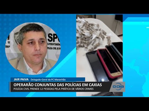 Operação conjunta das Polícias em Caxias prende 12 pessoas por vários crimes 13 02 2023