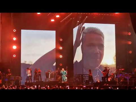 Alejandro Sanz y Danny Ocean juntos en Concert Music Festival (Chiclana-Cádiz)