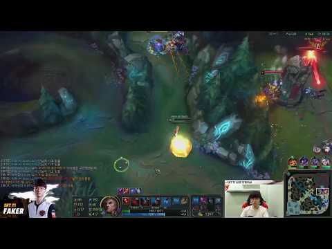 Is Swain’s E a target skill? A clean skill combo by Faker! (SKT T1 Faker) [Game Full]