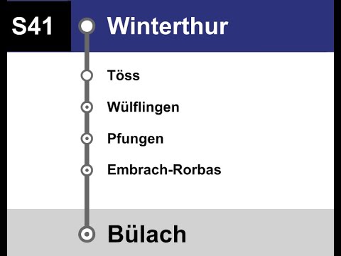 Thurbo Ansagen » S41 Winterthur — Bülach | SLBahnen