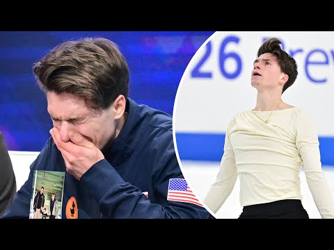 Maxim Naumov EMOTIONAL After Skating For His Parents Who Died In Plane Crash