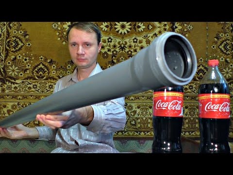 ✅Запуск камеры в воздух на ракете из Кока Колы