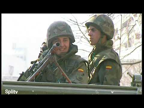 Malo Mostara 1996. Šantićeva, Bulevar, Trg, IFOR, zajedničke ophodnje...