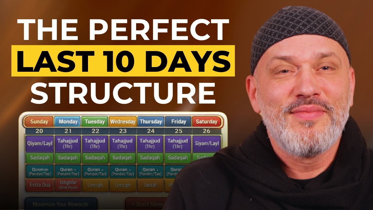 You MUST Structure Your Last 10 Days of Ramadan | Shaykh Sulayman Van Ael