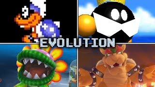 Evolution of First Boss Fights in Mario games (1985 - 2017)