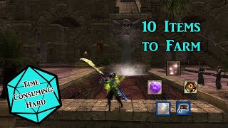 10 Items to Farm (Hard) | DDO #16