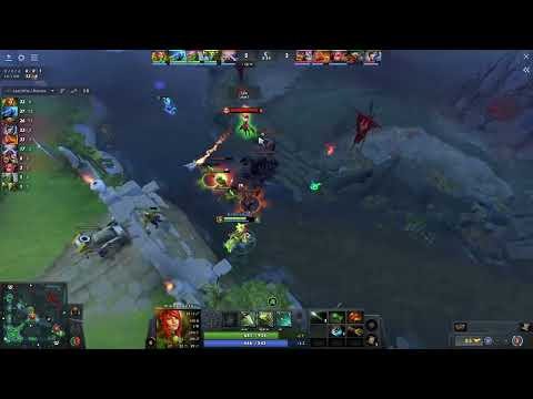How to lane mid windranger (Mira+Collapse (smurf)) vs lina - Dota 2