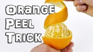 Orange Peel Trick - Life Hack