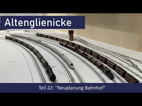 Spur N Teil 22 : Neuplanung Bahnhof