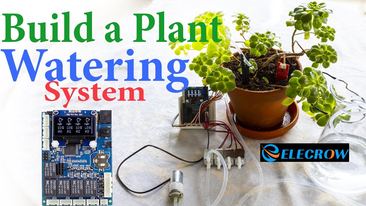 Best Automatic Smart Plant Watering Kit by Elecrow  Using Arduino !!!