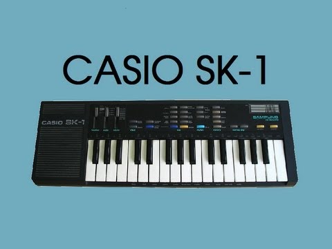 Casio SK-1 32-Key Sampling Keyboard 1986 - Black image 9