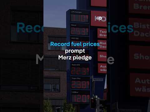 Merz pledges fast fuel price relief for Germans | DW News