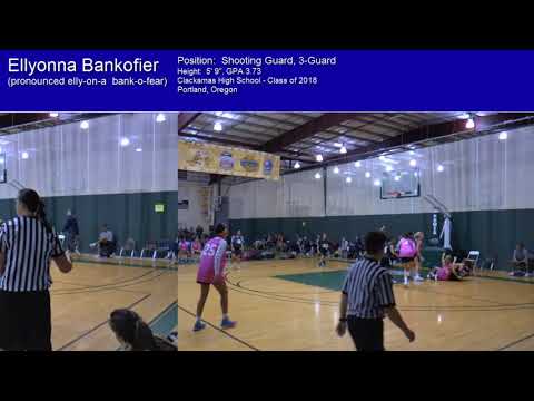 Ellyonna Bankofier High School Girls Basketball Highlight Film #3 2017 v20171001.1