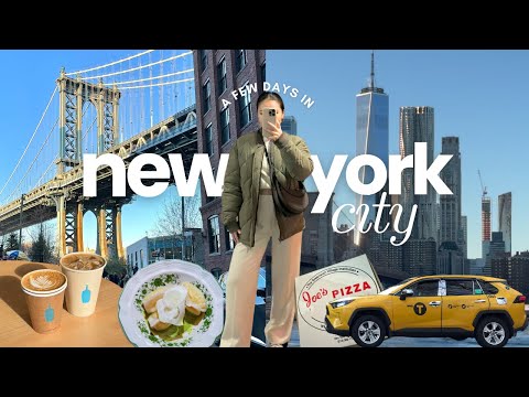 living in nyc 🚕🗽 exploring the city like a local, apartment tours, cafe hopping, best food spots
