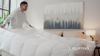 How To Fluff A Comforter - DOWNLITE Bedding Care