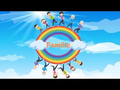 Meine Familie für Kinder | Kinderlieder | Familia Deutsch Lernen für kinder #familie #kinderlieder