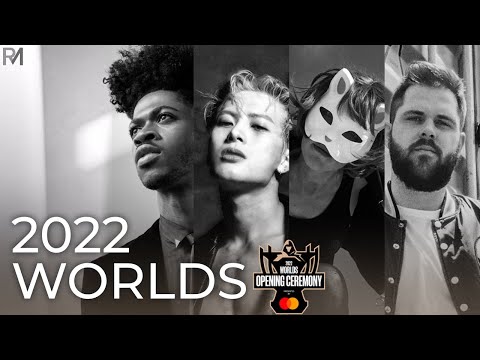 Worlds 2022 Opening Ceremony - Lil Nas X, Edda Hayes, Louis Leibfried, and Jackson Wang