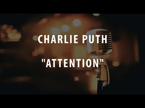 CHARLIE PUTH - ATTENTION (INSTRUMENTAL / KARAOKE)