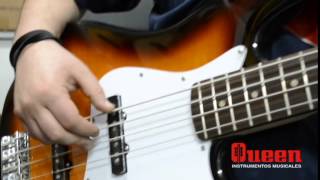 Video thumbnail for Bajo Fender Squier Jazz Bass Affinity Sunburst | QUEEN INSTRUMENTOS MUSICALES by Queen Instrumentos