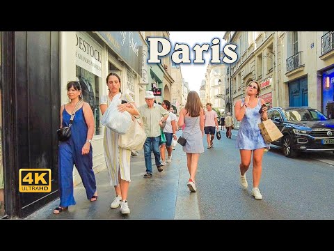 Paris Walks, Summer in Paris - July 19, 2022 - 4K Paris