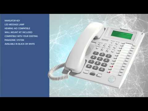 Telefonas Panasonic KX-TS880FXW video