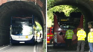 Winchester school bus crash: three children taken to hospital with 'serious injuries'