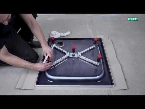 MEPA BW-5 Maxi - Montage Stahlduschwanne