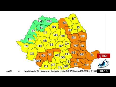 Noi alerte meteo pentru România, după dezastrul din ultimele ore