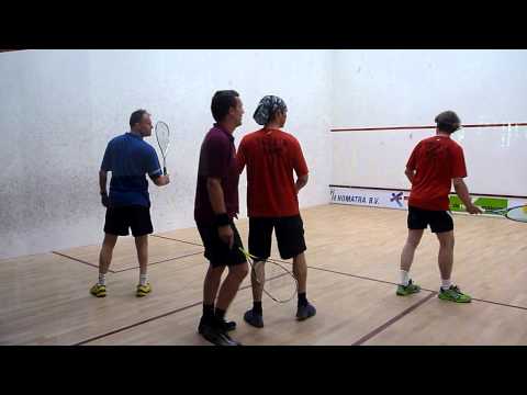 1/4 finale top dubbel squash nk 2011