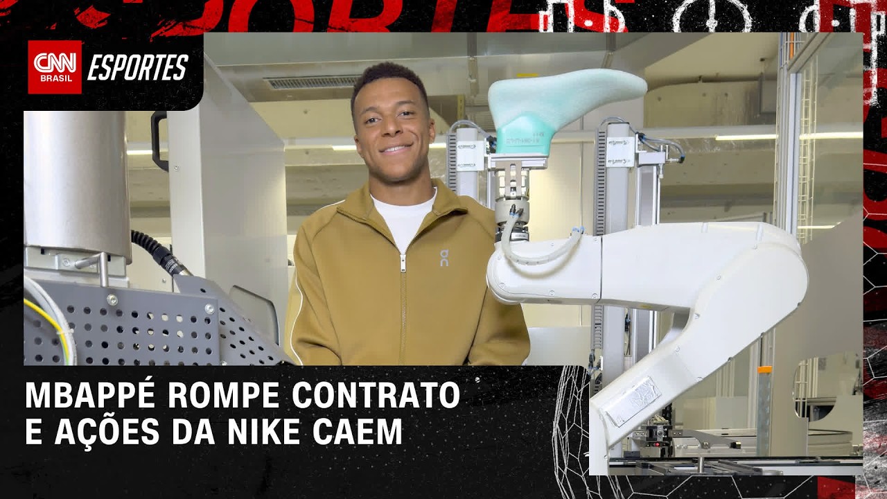 Mbappé rompe contrato em ano crítico para ações da Nike | BASTIDORES CNN