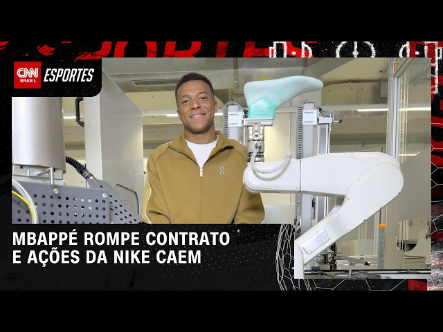 Mbappé rompe contrato em ano crítico para ações da Nike | BASTIDORES CNN