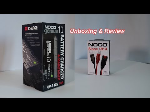 NOCO GENIUS10 Battery Charger & Maintainer - Unboxing & Review! Must Have Product For Anyone!!