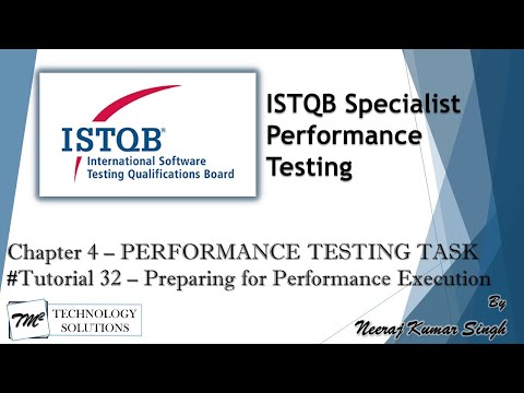 ISTQB Performance Tester Introduction to ISTQB Performance Tester Certification ISTQB Tutorials