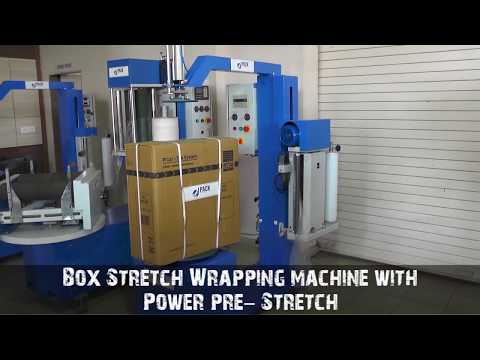 Carton Stretch Wrapping Machine With Power Pre Stretch