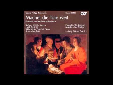 Telemann "Machet die Tore weit" Cantata