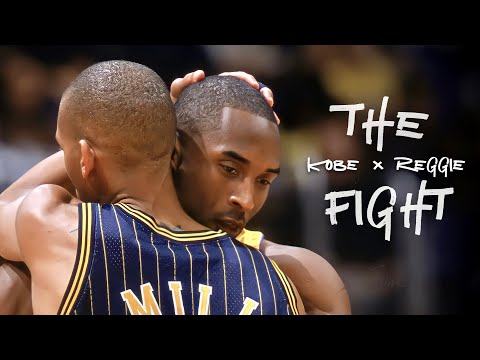 The Kobe Bryant and Reggie Miller Fight - Full FSN Lakers Coverage (2002)